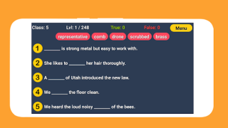 Download English Word Fill Education for Android screenshot 7