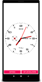 Download Clock Live Wallpaper Tools for Android screenshot 2