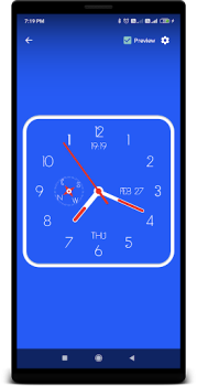 Download Clock Live Wallpaper Tools for Android screenshot 4