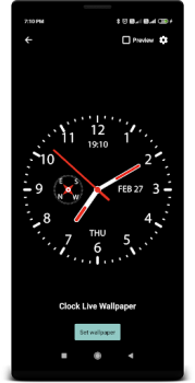 Download Clock Live Wallpaper Tools for Android screenshot 6
