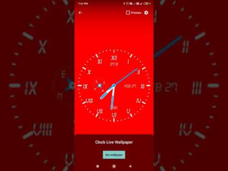 Download Clock Live Wallpaper Tools for Android screenshot 8