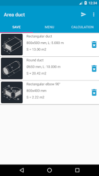 Download Area duct HVAC Tools for Android screenshot 3