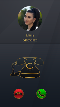 Download Dark Theme Dialer Personalization for Android screenshot 2