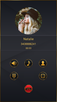 Download Dark Theme Dialer Personalization for Android screenshot 3