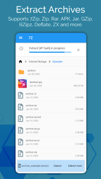 7Z: Zip 7Zip Rar File Manager