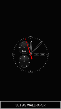 Download Cool Clock Live Wallpaper Personalization for Android screenshot 2