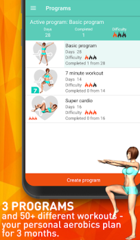 Download Aerobics workout at home Health & Fitness for Android screenshot 2
