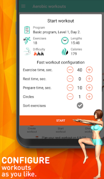 Download Aerobics workout at home Health & Fitness for Android screenshot 4