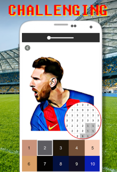 Download Football Logo Coloring By Number Puzzles for Android screenshot 5