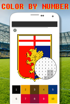 Download Football Logo Coloring By Number Puzzles for Android screenshot 6