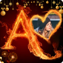 Download  Fire Text Photo Frames App