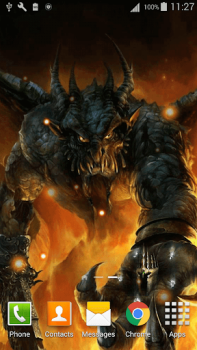Download Demon Live Wallpaper Personalization for Android screenshot 2