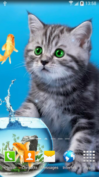 Download Cat Live Wallpaper Personalization for Android screenshot 5