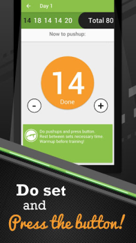 Download 100 Pushups workout BeStronger Health & Fitness for Android screenshot 4