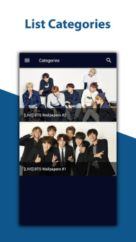 Download BTS Live Wallpapers Personalization for Android screenshot 2
