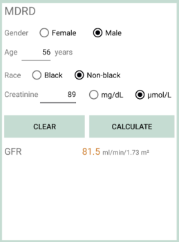 Download eGFR Calculator Medicine for Android screenshot 3
