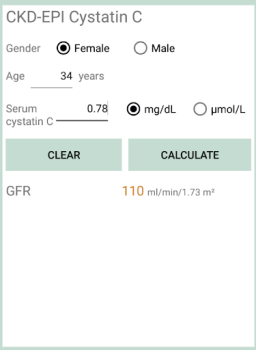 Download eGFR Calculator Medicine for Android screenshot 4