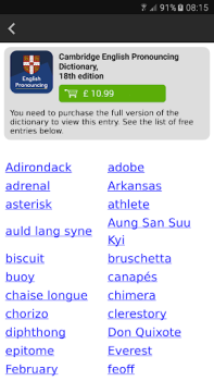Download English Pronouncing Dictionary Education for Android