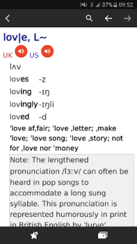 Download English Pronouncing Dictionary Education for Android screenshot 2