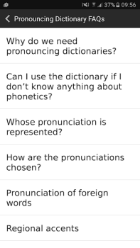 Download English Pronouncing Dictionary Education for Android screenshot 5