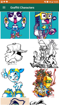 Download Easy Graffiti Characters Entertainment for Android screenshot 2
