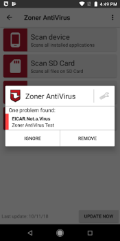 Download Zoner AntiVirus Tools for Android screenshot 3