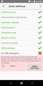 Download Zoner AntiVirus Tools for Android screenshot 5
