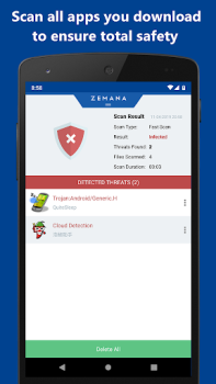 Download Zemana Antivirus Tools for Android screenshot 4