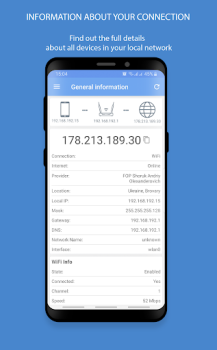 Download 2IP — Speed Test and my IP add Tools for Android screenshot 2