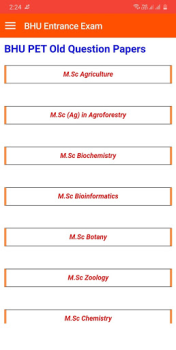 Download BHU Entrance Exam Education for Android screenshot 6
