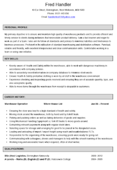 Download CV Examples: PDF CV Templates Education for Android screenshot 5