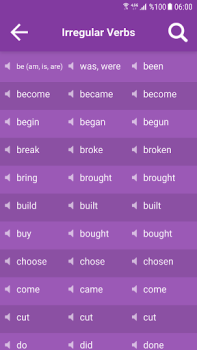 Download Irregular Verbs Education for Android screenshot 4