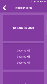 Download Irregular Verbs Education for Android screenshot 5