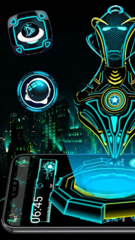 3D Iron Man Launcher Theme