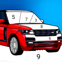 Download Cars Coloring by Number