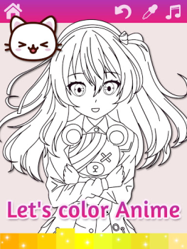 Download Anime Manga Coloring Pages wit Table games for Android screenshot 5