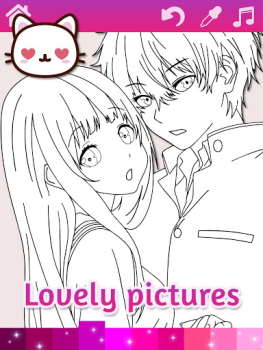 Download Anime Manga Coloring Pages wit Table games for Android screenshot 7