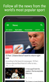 Download BeSoccer - Soccer Live Score Sport for Android screenshot 3