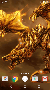Download Dragon Live Wallpaper Personalization for Android screenshot 2
