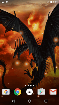 Download Dragon Live Wallpaper Personalization for Android screenshot 3