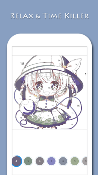 Download Anime - Paint by Numbers Entertainment for Android screenshot 3