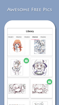Download Anime - Paint by Numbers Entertainment for Android screenshot 4
