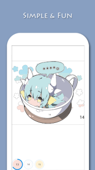 Download Anime - Paint by Numbers Entertainment for Android screenshot 5