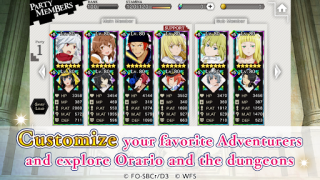 Download DanMachi - MEMORIA FREESE Role games for Android screenshot 5