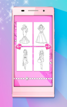Download Girls Coloring Pages Casual for Android screenshot 2