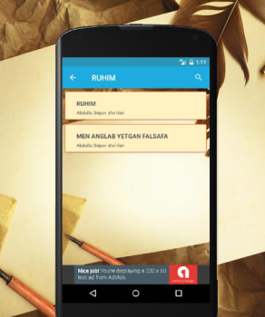 Download Abdulla Oripov she'rlari Books and Reference for Android screenshot 3