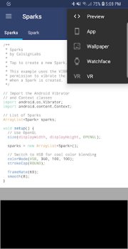 Download APDE - Android Processing IDE Tools for Android screenshot 5