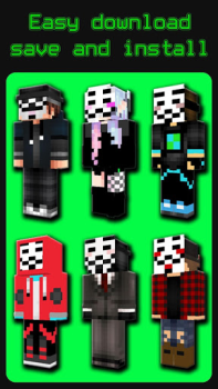 Download Hacker Skins for Minecraft PE Entertainment for Android screenshot 2