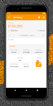 Download Drivvo - car management Cars and transportation for Android screenshot 7