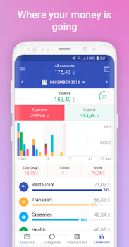 Download 1Money: expense tracker budget Finance for Android screenshot 3